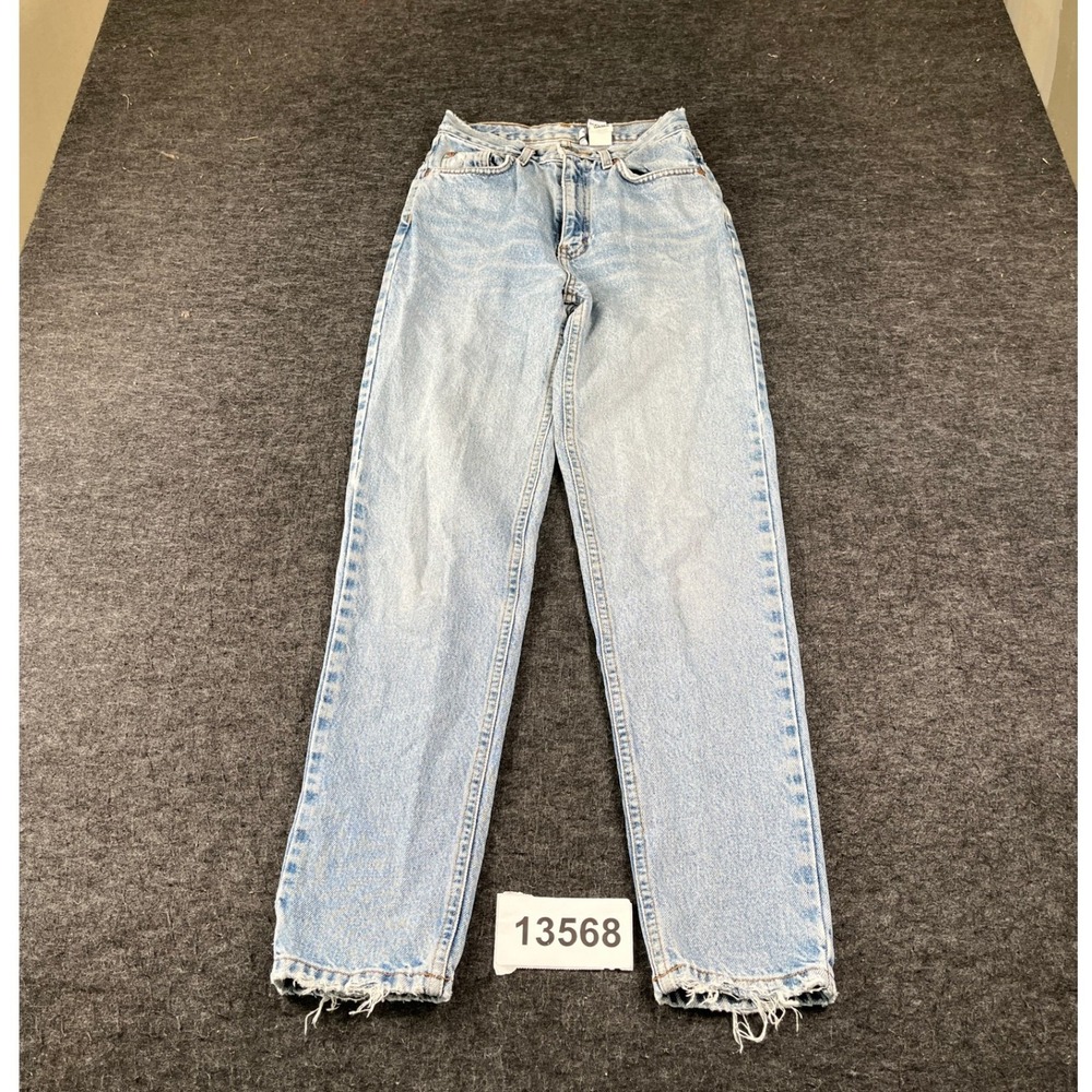 Calvin Klein Jeans Women 4 Light Blue Good Vintage Made in USA High Rise Cotton